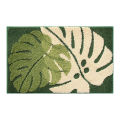 Green Leaves Bath Mats Non-slip Absorbent Machine Washable Floor Mat Bedroom Carpet Rugs 50x80cm. 