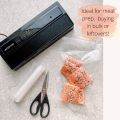Black Electric Vacuum Sealer Sous Vide Food Saver With 5pcs Free Bags Automatic Commercial Household Packer Perfect Gift.