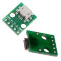 Micro USB 5 Pin Micro USB Breakout Board Micro USB B Type Socket For Charging Discharging Electronics Project DIY. 