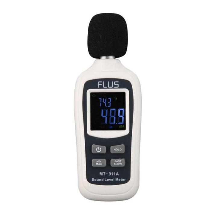 FLUS MT-911A 35~135dB Sound Level Meter Digital Voice Tester Noise ...
