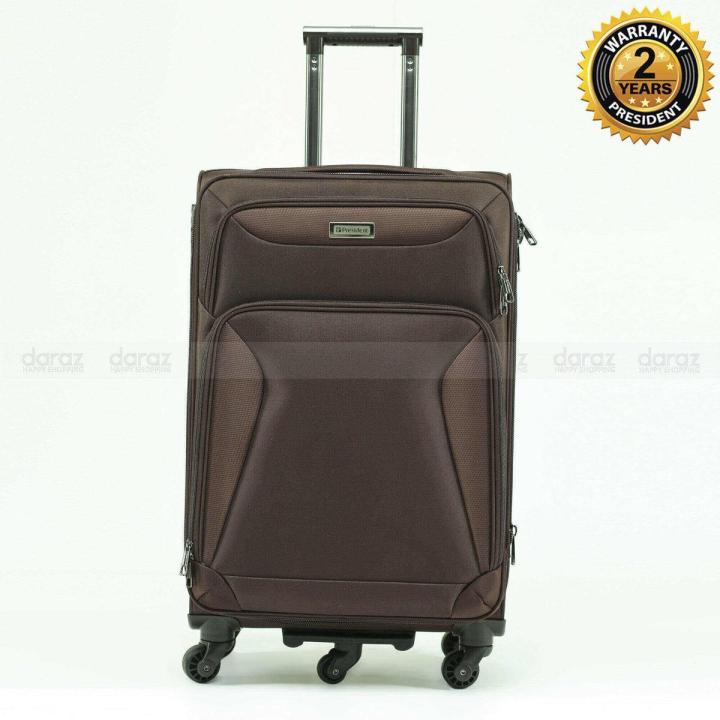 President Family Size 24 Inch Trolly Travel Bag 5Wheel Luggage Suitcases with 2 Years Warranty Daraz .bd