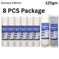 Trust Sediment Filter PP -6 Pcs, CTO Net Carbon-1 Pcs and 10" UDF Box Carbox-1 Pcs ( 8 Pcs Package) Water Filter Cartridge Package. 