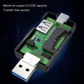 STONEGO Multifunction USB Card Reader USB2.0/ Micro USB/ Type C OTG Card Reader SD / TF / USB 2.0 High Speed Reader Writer. 