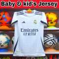 Baby and Kid's Real Madrid Home jersey Kit 24 Price in BD | Real Madrid Jersey 2024. 