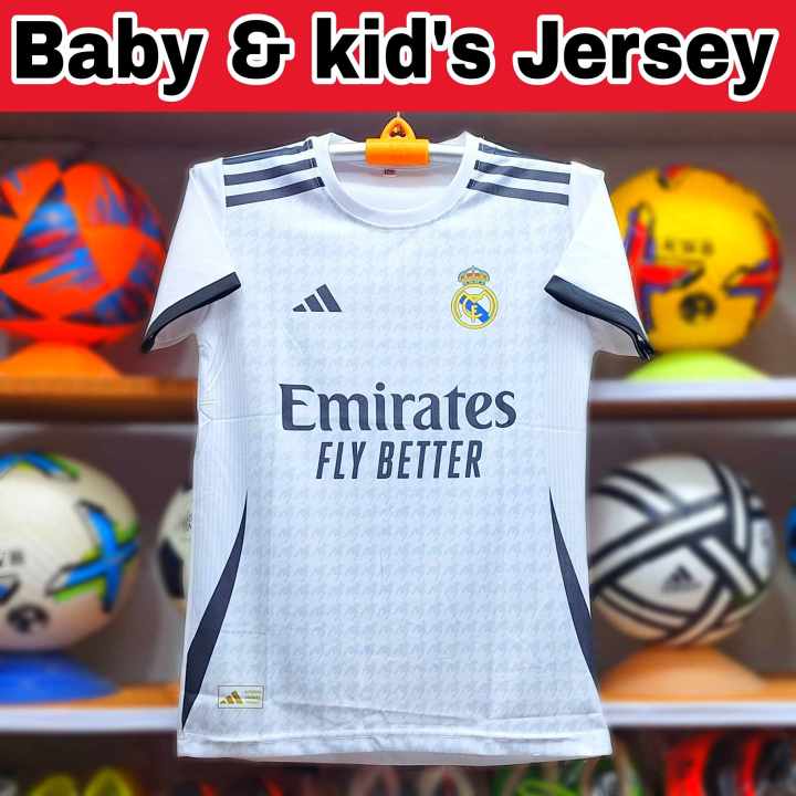 Baby and Kid's Jersey - Real Madrid Home jersey Kit 24 Price in BD