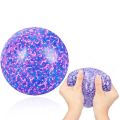Squeeze Ball Toy Flexible Colorful Foam Beads Pinch Toys Stress Relief Soft TPR Vent Ball Squishes Decompression Kid Toy Gift. 