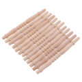 12pcs/lot 1:12 Dollhouse Miniature Wood Stair Railing DIY Model Accessories MJD. 