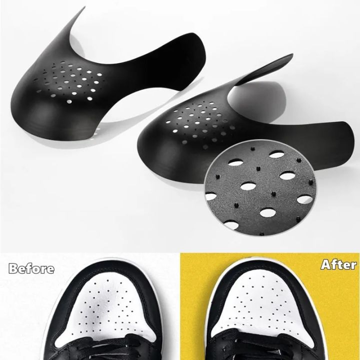 Anti Crease Shoes Trees Sneaker Protector Flexible Breathable Crack Toe Cap Support Stretcher Shoe Care