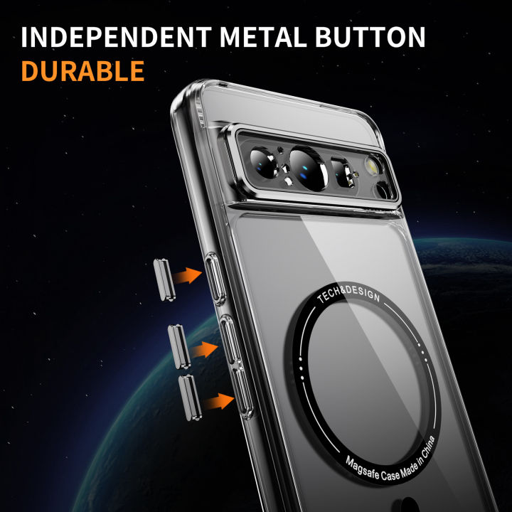 Alien%20Metal%20Button%20Transparent%20Shockproof%20Phone%20Case%20For%20Google%20Pixel%208%20Pro%20Wireless%20Magnetic%20Camera%20Lens%20Hole%20Protection%20Back%20Cover%20-%20Image%204