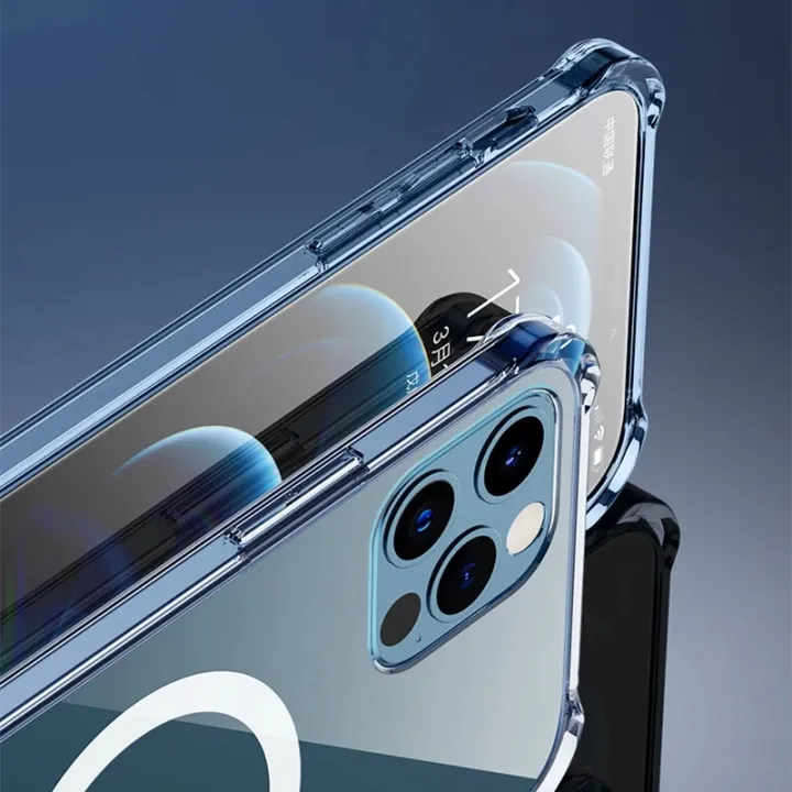 Clear%20Magsafe%20Magnetic%20Case%20For%20iPhone%2012/12%20pRO%2012%20Pro%20Max%2012%20Mini%20Support%20For%20Magsafe%20Wireless%20Charger%20Luxury%20Transparent%20Back%20Cover%20-%20Image%204