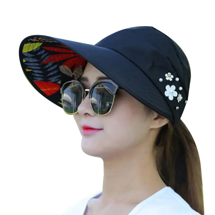 %E3%80%903C%20VictoryEagle%E3%80%91Summer%20Women%20Anti-UV%20Foldable%20Visor%20Cap%20Wide%20Brim%20Outdoor%20-%20Image%202