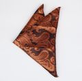 Luxury 1Pcs Rumal Paisley Silk 23x23cm Hankies Men's Pocket Square Handkerchiefs For Men Suit Wedding Party Suit Accessories. 