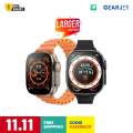 T800 Ultra Plus Smart Watch Bluetooth Calling Large 2.01 inch Infinite Display Wireless Charging Smartwatch.