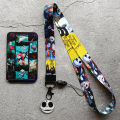 The Nightmare Before Christmas ID Badge Holder Lanyards Pendant Door Card Holders Neck Strap Jack Skell Keychain Credential. 