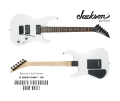 Jackson JS SERIES DINKY™ JS11, AMARANTH FINGERBOARD, SNOW WHITE.