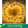 Golden Metal Ball Fairy Light, Metal Ball String Light - Fairy lights 20pcs string lights Party Wedding Decoration. 