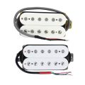 2pcs Electric Guitar Humbucker Pickups Alnico V Pickup White - Neck & Bridge.