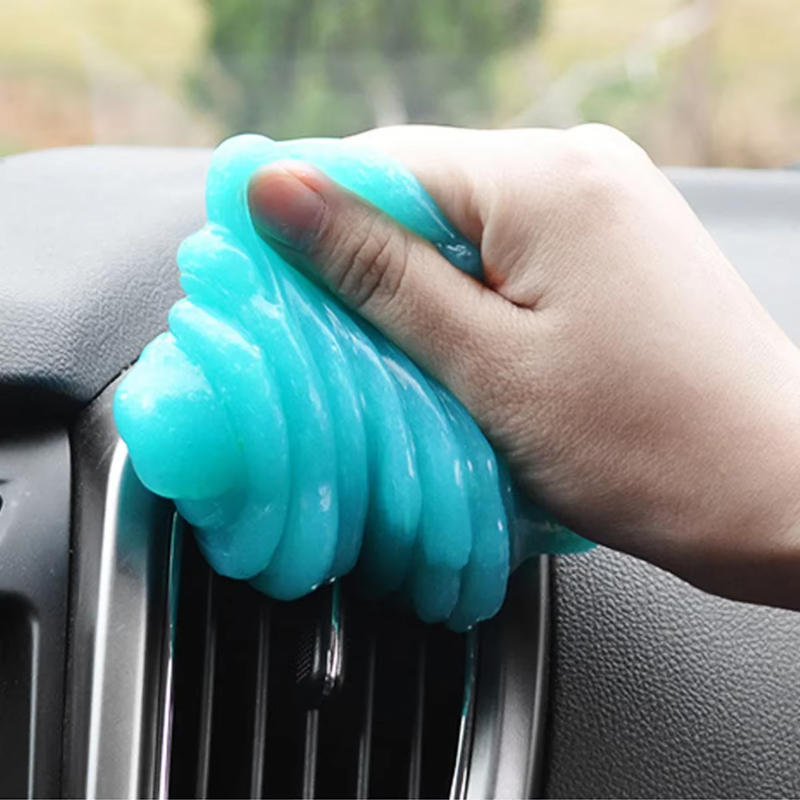 Car Cleaning Gel Slime Magic Mud Auto Interior Computer Keyboard Dirt Clean Dust Remover Gel Car Wash Interior Cleaning Tools Car Soft Rubber Interior Cleaning Mounted Vacuum Cleaner Keyboard Home Appliance Gap Dust Removal Mud
