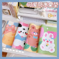 Mouse pad cartoon hand drawn little girl oversized waterproof seam gaming mouse pad computer keyboard non-slip table mat. 