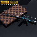 Battle Royale Game Peripherals AKM Shadow Attack Rifle Metal Model Toy Ornament 24cm. 
