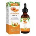 Organic Pumpkin Oil For Hair 60ml Anti-Frizz Hair Oil Smoothing Moisture Recovery Hair Oil Natural Organic Pumpkin Seed Oil. 