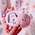 Yilan South Korea ins Wind Cartoon Cute Little Mirror Cosmetic Mirror Portable Portable Mirror Female Cartoon Mini Small round Mirror. 