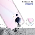 Xiaomi 13 Lite Transparent Soft & Flexible TPU Mobile Back Cover.