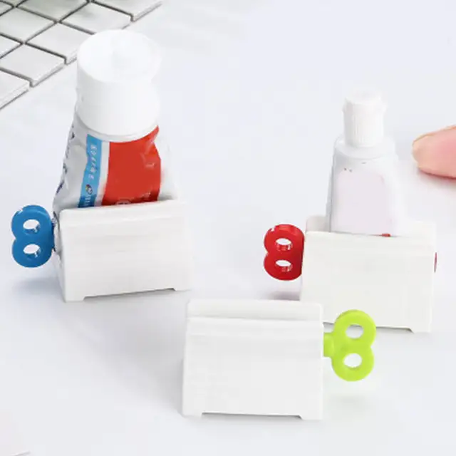 Lazy Manual Toothpaste Squeezer Facial Cleanser Sample Hand Cream Toothpaste Press Bathroom Supplies Squeezer