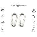 SRIWEN 4 Set M6 Ceiling Wall Mount Hanging Hardware Fitting Set U-Shaped Hooks for Yoga Hammock Swings Marine Yacht Accessories. 