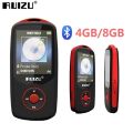 RUIZU X06 X06S Bluetooth Sport MP3 Player with 4GB/8GB 1.8 Inch Screen High Quality HiFi Music Player Support FM,Recorder,E-Book. 