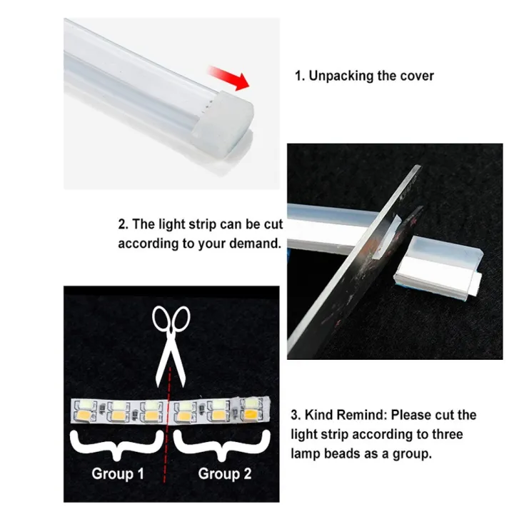 1%20set%202%20piss%20universal%20dual%20color%2045cm%20drl%20LED%20Surface%20Surface%20Stripes%20Flexible%20Guide%20Stripes%20DC%2012V%20Waterproof%20Auto%20Day%20Light%20-%20Image%2010