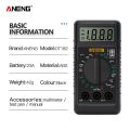 DT-182 Digital Mini Multimeter DC/Voltage Current Meter Handheld Pocket Voltmeter Ammeter Diode Triode Tester Multitester. 