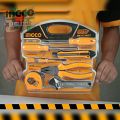 INGCO 7Pcs Handtools Set With Combination Pliers,Test Pencil,Adjustable Wrench,Snap-off Blade Knife,Screwdriver and Steel Measuring Tape HKTH10807.