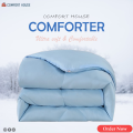 Ultra Soft Pure Color Lightweight King Comforter comes with Maximum Comfortable. 