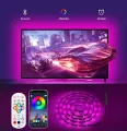 5 Meter Mobile Apps control Strip Lights, Music sync and Remote Conte - Rgb Led Strip Light - rgb light. 