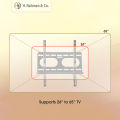 TV WALL MOUNT - 26 to 65 BLACK.