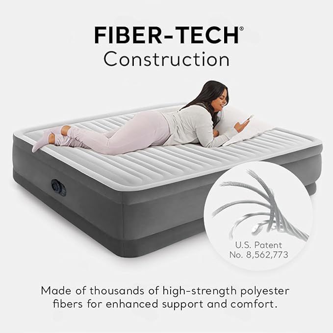 INTEX HIGH QUALITY Dura-Beam Self Inflating Double Mattress