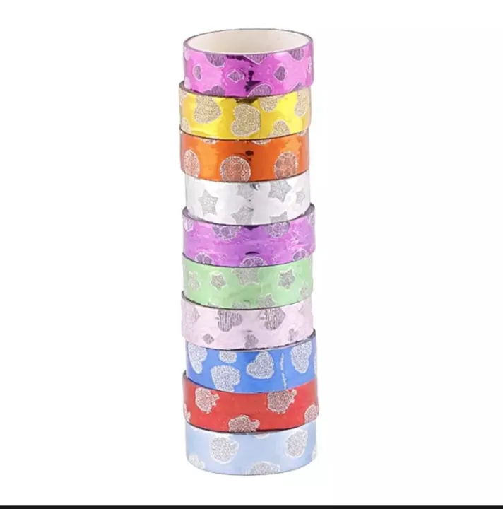 Colorful%20DIY%20Crafts%20Washi%20Tape%20Set%20of%2010%20Rolls%20Multi-Purpose%20Masking%20Tape%20Great%20for%20Arts%20Crafts%20DIY%20-%20Multicolour%20-%20Image%205