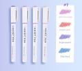 4PCS Shiny Pen Glitter Highlighters Tip Markers Assorted Colors Planner Journaling Fluorescent Highlighter Sparkling Note-taking Soft Color Quick Dry Ideal Great for Organizing Coloring School Supplies.