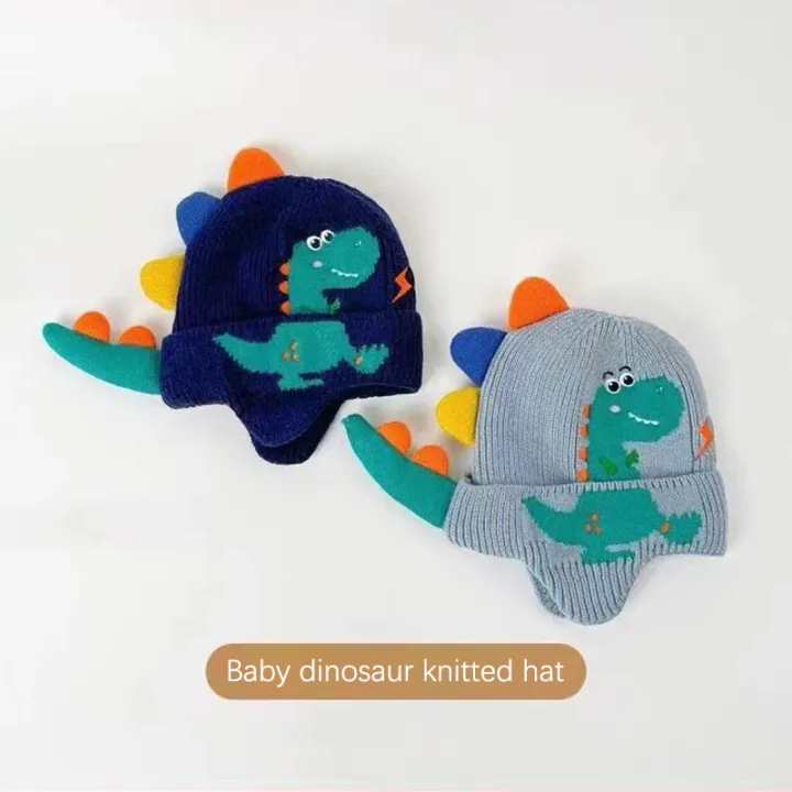 %E3%80%90Big-promotion%E3%80%91%20Cute%20Dinosaur%20Winter%20Hat%20For%20Girls%20Kids%20Beanies%20Child%20Knit%20Hat%20Warm%20Earflap%20Caps%20BAWEI%20-%20Image%207