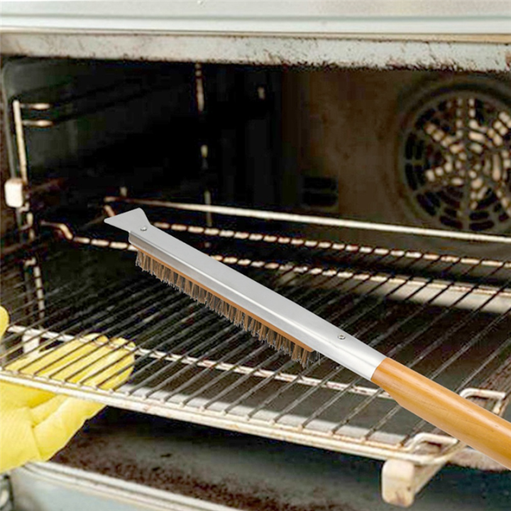 Pizza%20Oven%20Brush%20Barbecue%20Wooden%20Handle%20Scraper%20Cleaning%20Household%20-%20Image%203