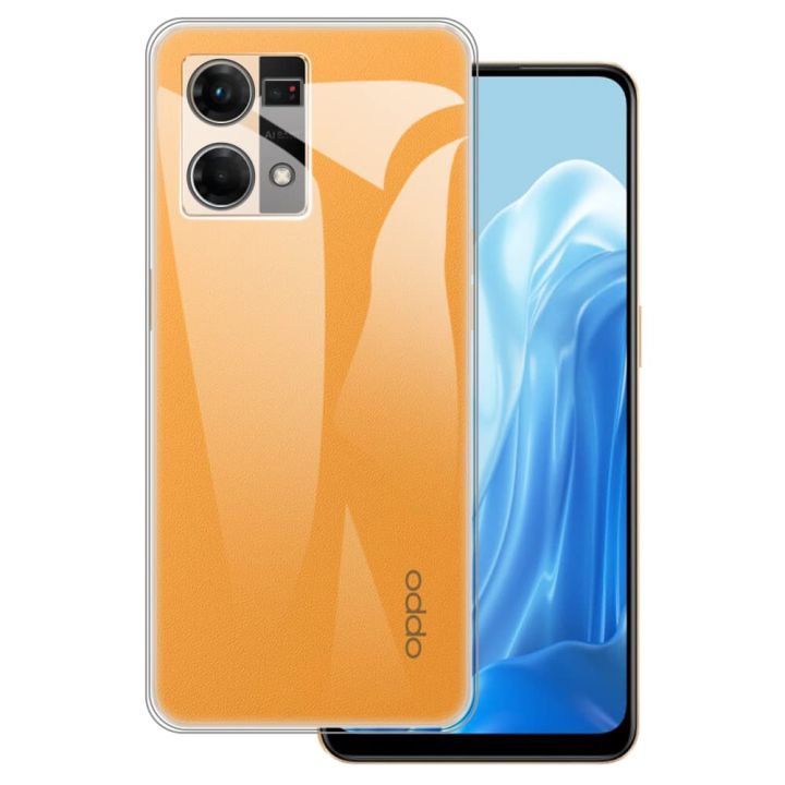 Cover Protettiva Per Oppo Reno 8 Lite / 7 Lite / 7Z | Custodia Ibrida Antiurto Trasparente [Bianca] - 3