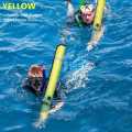 1M Scuba Diving Inflatable SMB Surface Signal Marker Buoy Visibility Float Signal Tube Sausage,Yellow. 