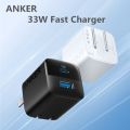 Anker 323 33W Dual Port Foldable Wall Charger Adapter.