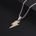 【3C VictoryEagle】N XL men's jewelry ins necklace personality lightning pendant accessories chain women.