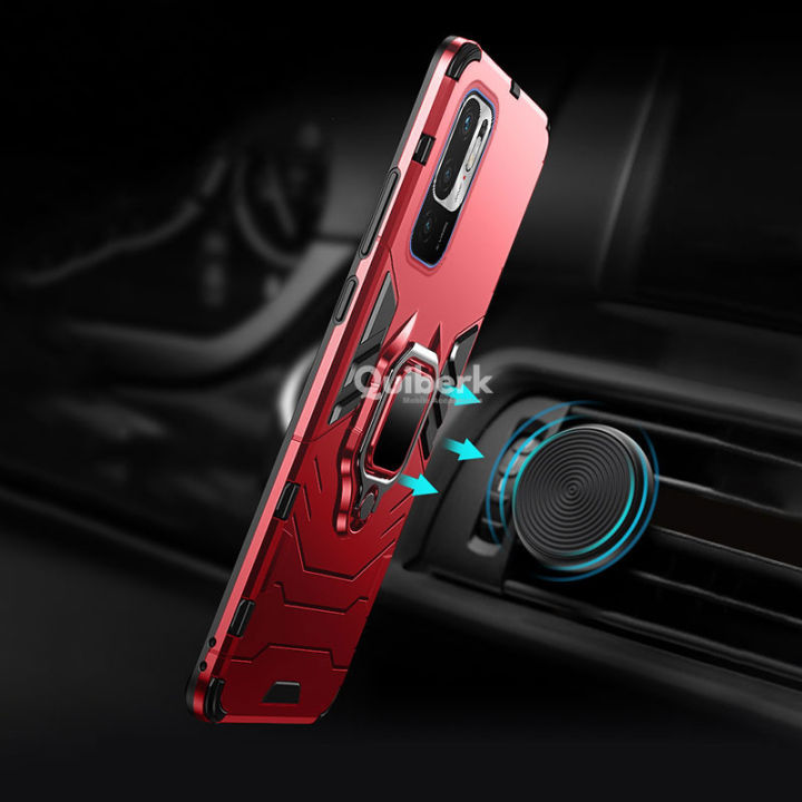 Quiberk%20for%20Xiaomi%20Redmi%20Note%2010%205G%20Case%20Shockproof%20Armor%20Metal%20Ring%20Stand%20Holder%20Hard%20Protective%20Cover%20-%20Image%203