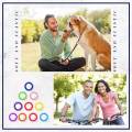 100 Pcs Colorful Spring Wrist Coil Keychain Stretchable Wrist Keychain Bracelet Wrist Coil Wrist Band Key Ring Chain.