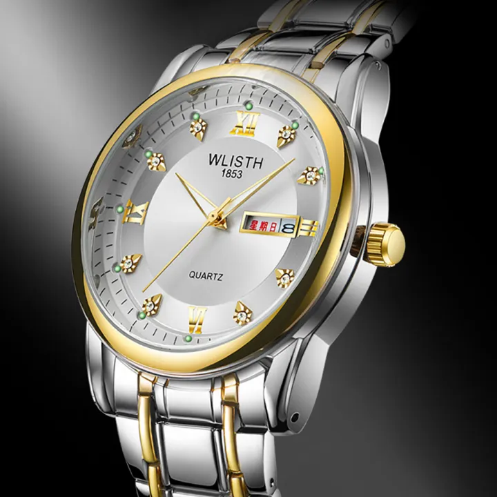 WLISTH%20Men%20Quartz%20Fashionable%20Stainless%20Steel%20Folding%20Clasps%20Luminous%20Pointer%20Auto%20Date%20Waterproof%20Watch%20With%20Box%20-%20Image%204