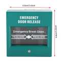 Emergency Exit Door Release Fire Alarm Button Home Security Door Break Switch.