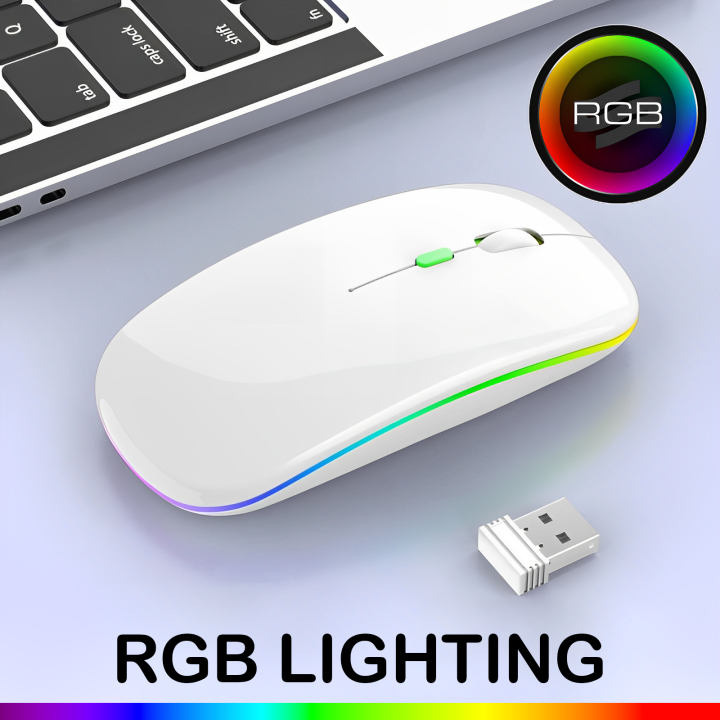 Bluetooth%20Mouse%20Plus%20Wireless%20Mouse%20M2%20Dual%20Mode%20Rechargeable%20RGB%20Mouse%20DPI%20Button%20-%20Image%202